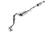 Borla F-150 2021 5.0L 4dr CC SB EC STB Lariat/KR/Platinum/LTD 3/2.25 DSE Cat-Back Touring CHR Tips