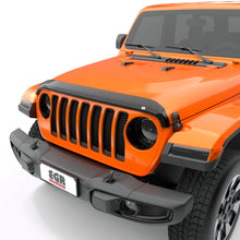 Load image into Gallery viewer, EGR Jeep 2018+ Wrangler / 2020+ Gladiator Superguard Hood Shield - Dark Smoke (305251)