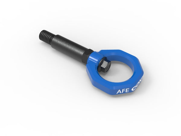 aFe Control Front Tow Hook Blue for BMW F-Chassis 2/3/4/M