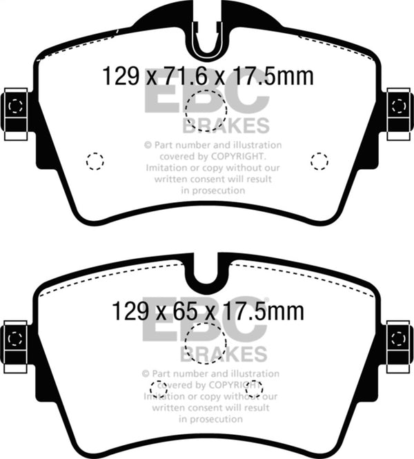 EBC Redstuff Front Brake Pads for 14+ Mini Hardtop 2.0 Turbo Cooper S