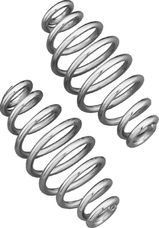 Bikers Choice 5" Chrome Solo Seat Springs - Universal Custom Fit