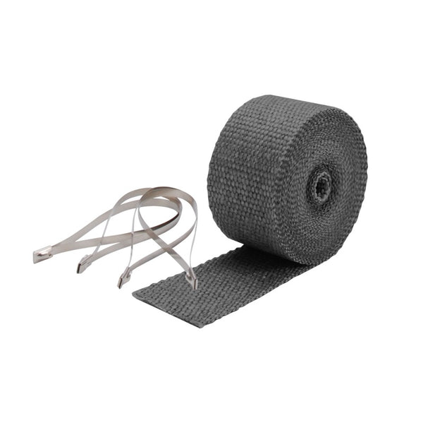 DEI Exhaust Wrap Kit - Black Pipe Wrap with Locking Ties