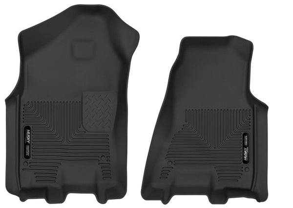 Husky Liners WeatherBeater Black Front Row Floor Liners for 2019 Ram 1500 Crew Cab
