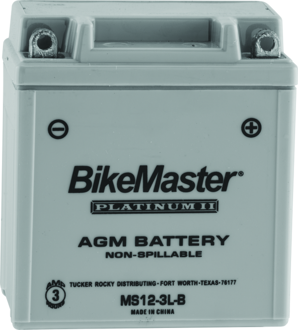 BikeMaster AGM Battery MS12-3L-B (Yamaha XT125 / XT250)
