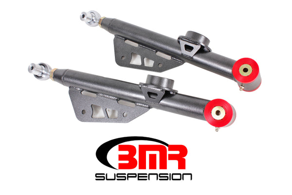 BMR Fox Mustang 79-98 Single Adjustable Lower Control Arms - Polyurethane - Black Hammertone