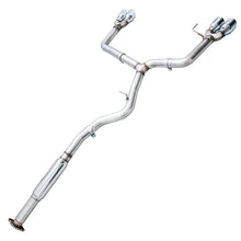 Load image into Gallery viewer, AWE Tuning Subaru WRX/STI VA/GV Sedan Track Edition Exhaust - Chrome Silver Tips (102mm)