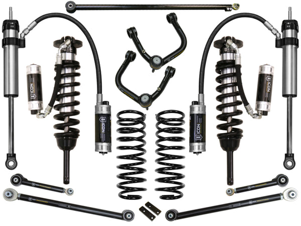 ICON Stage 7 Suspension System for 2010+ Toyota FJ/4Runner (0-3.5in) with Tubular UCA