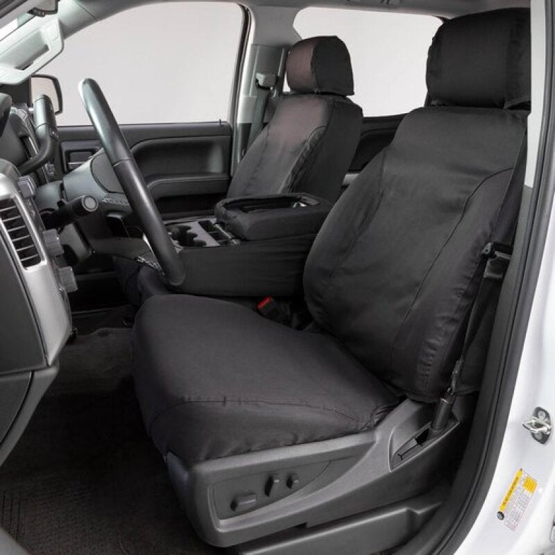 Covercraft 12-20 Nissan NV Polycotton SeatSaver Custom Front Row Seat Covers - Charcoal