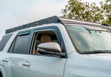 Cali Raised 10-24 Toyota 4Runner Premium Roof Rack - 42 In White Dual Row Spotam/No Switch/Cut Ou