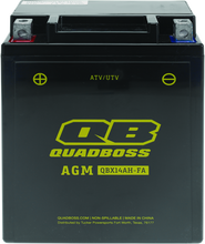 Load image into Gallery viewer, QuadBoss Maintenance-Free AGM Battery QBX14AH-FA