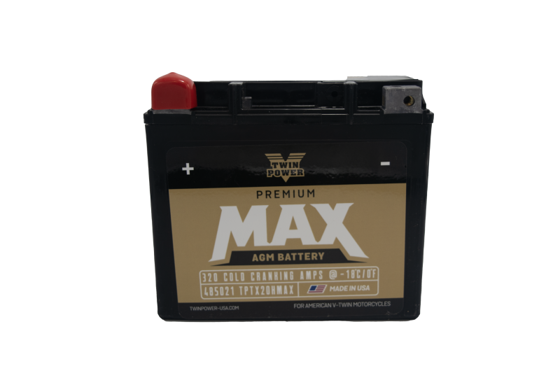 Twin Power GYZ-20H Premium MAX Battery Replaces H-D 65991-82B Made in USA 320 CCA