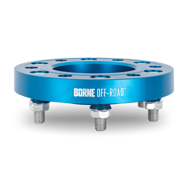 Borne Off-Road Wheel Spacers - 6x139.7 - 78.1 - 25mm - M14x1.5 - Blue