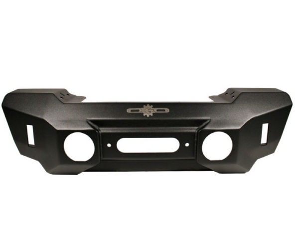 Rock Slider Jeep Wrangler JL & Gladiator JT Appalachian Steel Mid Stubby Bumper w/ Winch Plate
