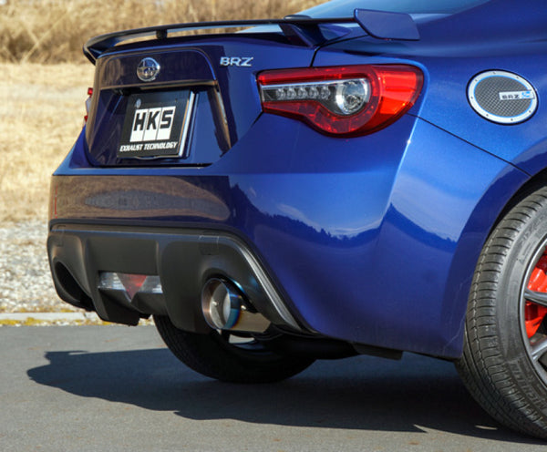 HKS Hi-Power Single Racing V2 Catback Exhaust for 12-21 Scion/Toyota FRS/86 (SUS304 No Coating)