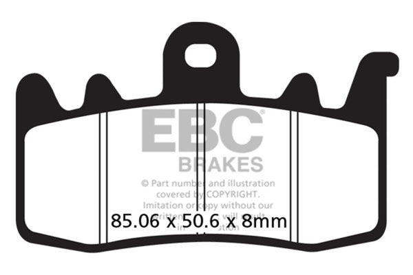 EBC 21-24 Harley-Davidson Sportster S RH 1250 Front Left/Right Semi-Sintered V Brake Pads