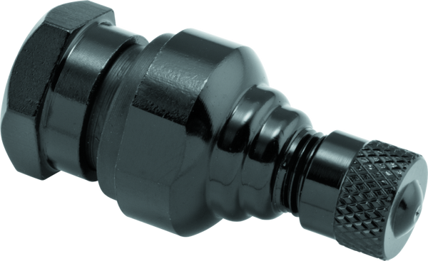 BikeMaster 8.3mm Aluminium Valve Stems (Pair) - Black