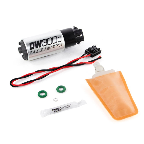 DeatschWerks DW300C 340lph Compact Fuel Pump with Lotus Elise/Exige Setup Kit