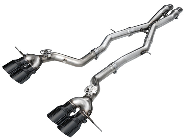 AWE Tuning Track Edition Catback Exhaust for 20232024 BMW G87 M2 - Diamond Black Tips