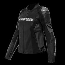 Load image into Gallery viewer, Dainese Racing 4 Lady Leather Jacket Perforated Black/Black Size - 54