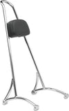 Burly Brand Tall Sissy Bar 20in - Chrome