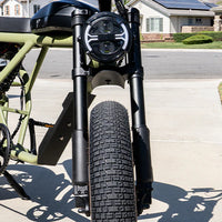 Cougar PRO Vintage Electric Ebike 750W with 60V 20AH 80 Miles Range Hydraulic Disc Brake Full Suspension