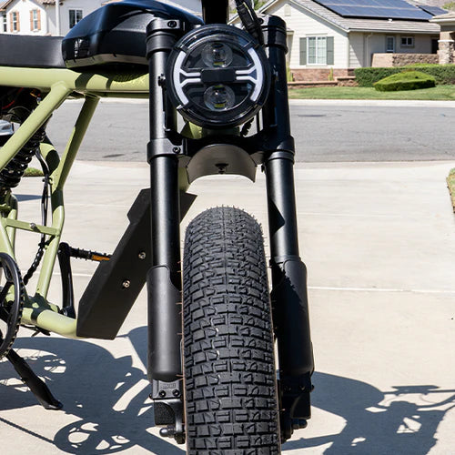 Cougar PRO Vintage Electric Ebike 750W with 60V 20AH 80 Miles Range Hydraulic Disc Brake Full Suspension