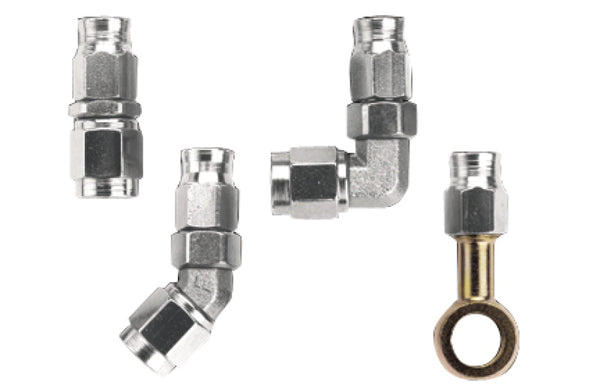 Fragola -4AN Race-Rite Straight Crimp-On Hose End Fitting