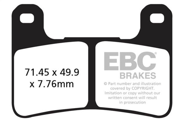 EBC 19-23 Kawasaki KLZ 1000 Versys SE LT+ w/ABS Front Left/Right Sintered HH Brake Pads