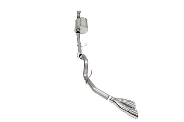 Corsa 2021-2025 Ford F-150 SuperCab/6.5in Bed 5.0L V8 Sport Cat-Back Single Side Exit-Polished
