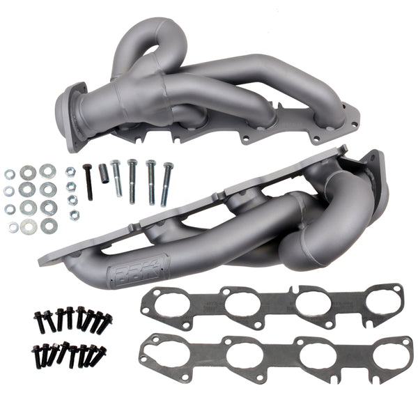 BBK Shorty Tuned Length Exhaust Headers for 2009-2018 Dodge Ram 1500 5.7L Hemi - 1-3/4in Titanium Ceramic Coated