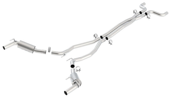 Borla ATAK Catback Exhaust System for 2010-2013 Chevy Camaro SS 6.2L V8 with X-Pipe
