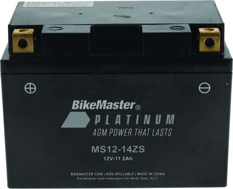 BikeMaster AGM Battery - MS12-14ZS