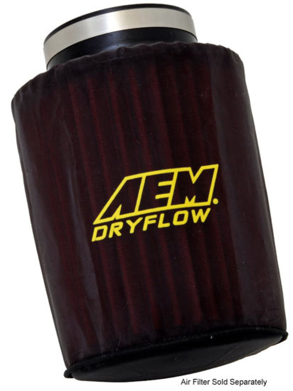 AEM Dryflow Pre-Filter Wrap  6in Base, 5 1/8in Top, 7 1/8in Tall
