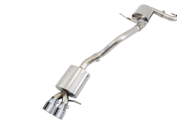 AWE Tuning Touring Edition Catback Exhaust for VW Jetta Mk6 1.4T (2009-2014) - Chrome Silver Tips