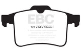 EBC 10-15 Jaguar XF 5.0 Supercharged (470) Yellowstuff Rear Brake Pads