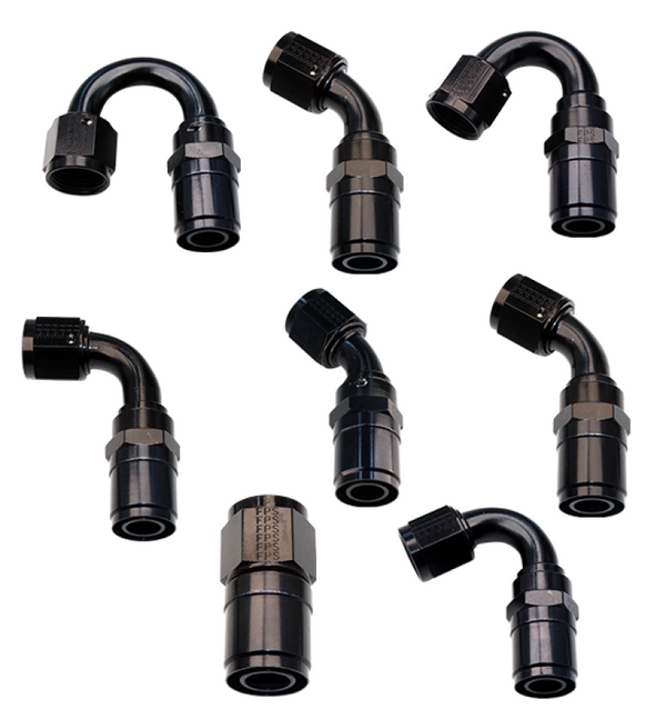 Fragola 90 Degree -10AN Race-Rite Crimp-On Hose End