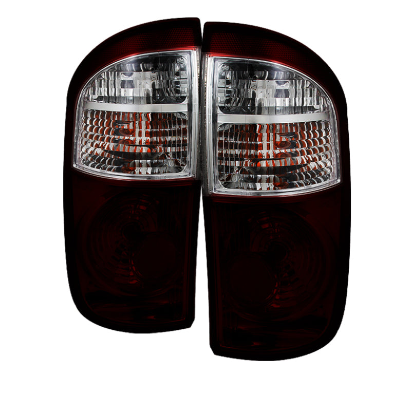 Xtune Tail Lights for 04-06 Toyota Tundra Double Cab – Red Smoked