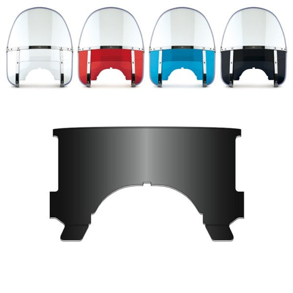 National Cycle 60-84 Harley-Davidson FLH Lower Window-Black