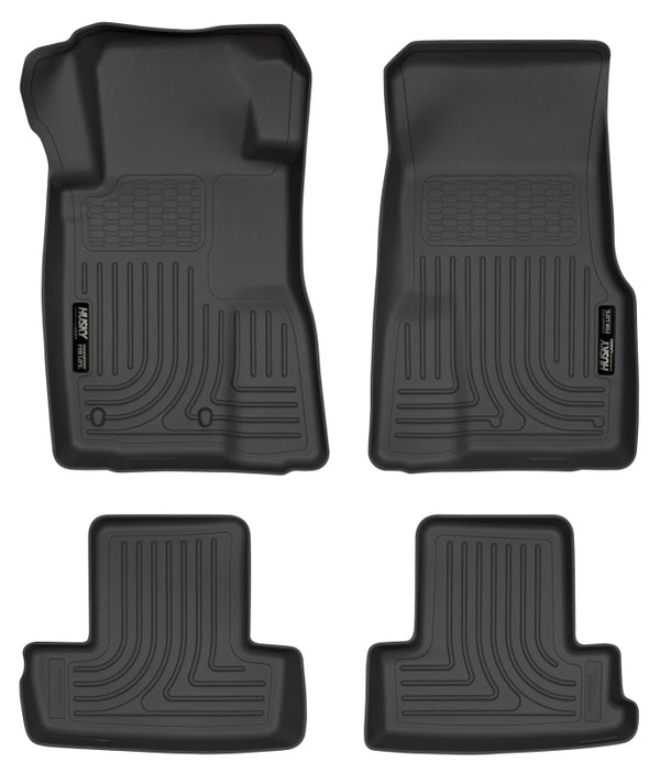 Husky Liners WeatherBeater Floor Liners for 2010-2012 Ford Mustang - Black