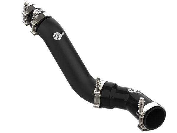 aFe BladeRunner 3in Aluminum Hot Charge Pipe for 16-19 RAM 1500 V6 3.0L - Black