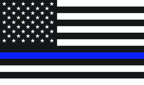 DragonFire Racing Back the Blue Whip Flag