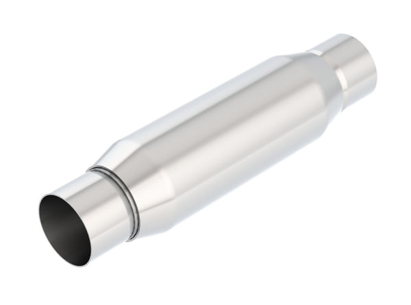 Borla 2.5in Center/Center Resonator Muffler - 3.5in Round x 10in