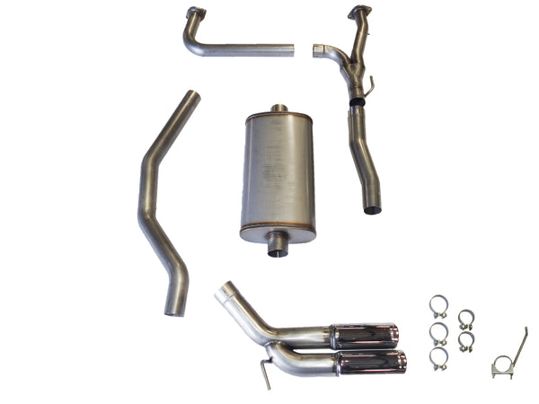 JBA Cat-Back Exhaust System for 04-20 Nissan Titan 5.6L - Right Side Dual Exit