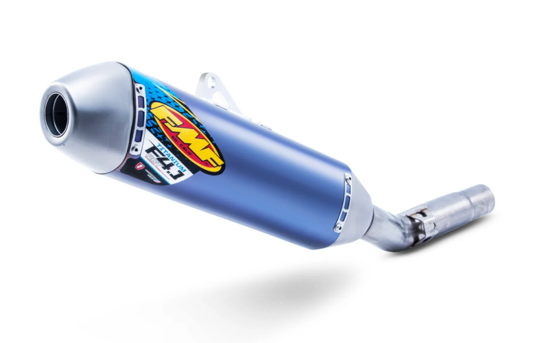 FMF Racing Anodized Titanium Factory 4.1 Muffler w/SS Header