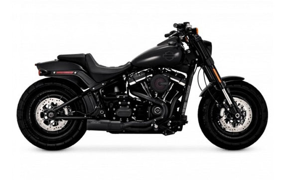 Vance & Hines HD Softail Fat Bob 18-22 Hi-Output 2-1 Black PCX Full System Exhaust