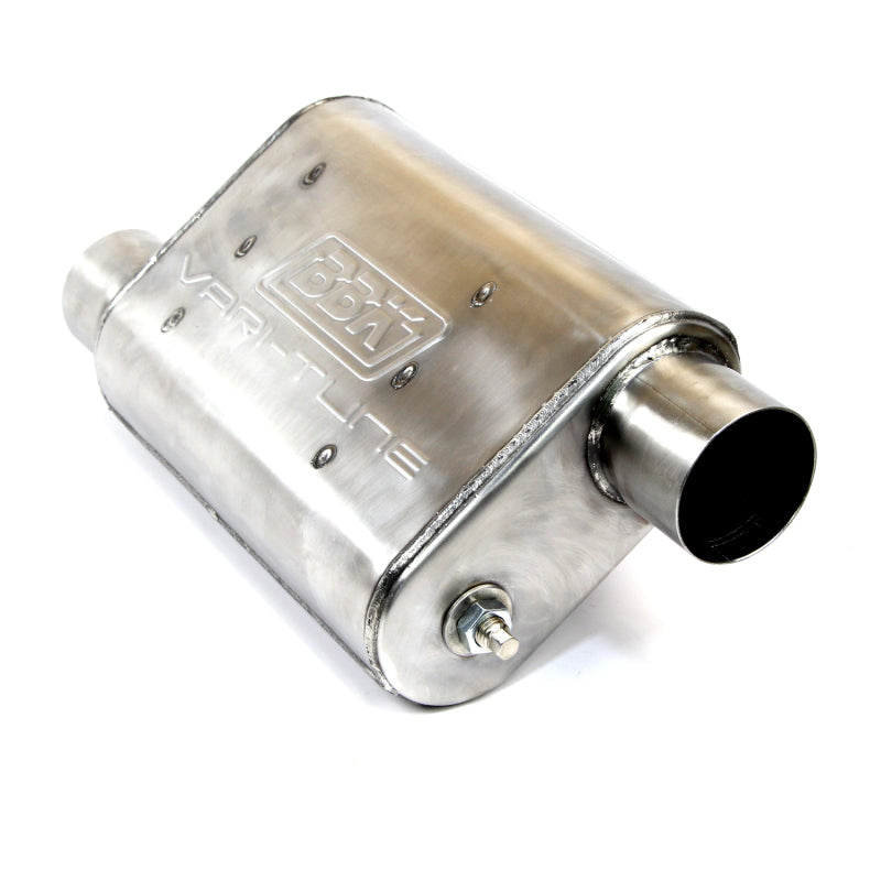 BBK VariTune Adjustable Performance Muffler 2-1/2 Offset/Offset Stainless Steel