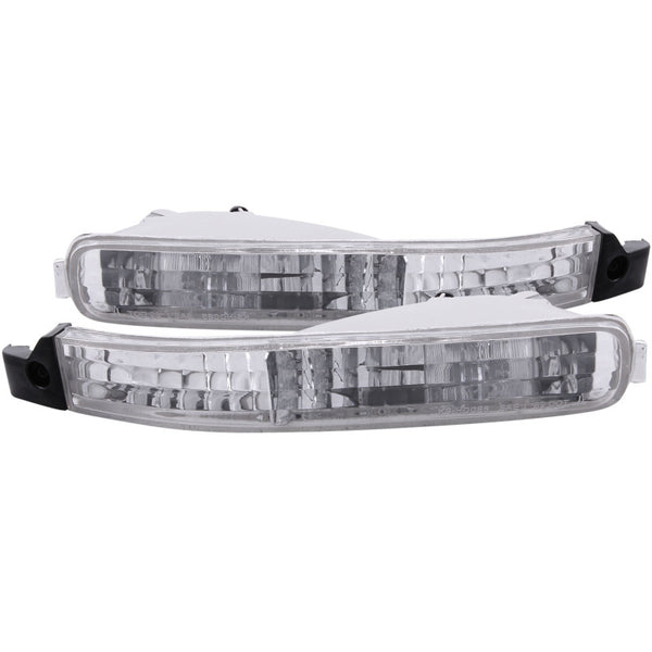 ANZO Euro Parking Lights (Chrome) for 1992-1993 Honda Accord