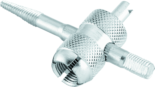 BikeMaster Tire Valve Repair Tool  Valve Stem Thread Cleaner & Core Remover