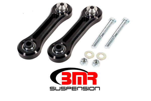 BMR 15-17 S550 Mustang Rear Lower Control Arms with Spherical Bearings - Black
