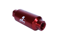 Load image into Gallery viewer, Aeromotive In-Line Filter - (AN-10) 10 Micron Microglass Element Red Anodize Finish